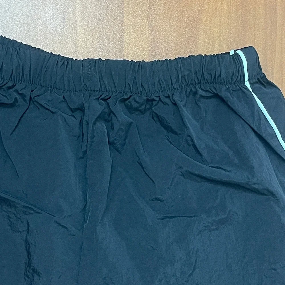 Lot of 2 Art Class Girls 2 Nylon Athletic Sports Shorts Blue & Black Size S 6-7